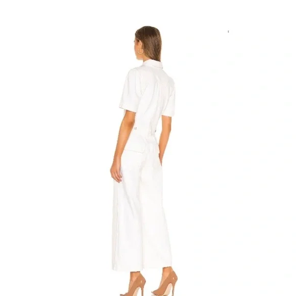 Citizens of Humanity Size 6 Miki Jumpsuit in White Willow NEW!